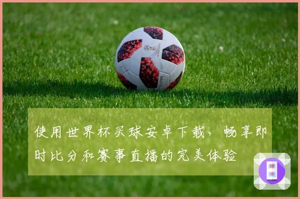 使用世界杯买球安卓下载，畅享即时比分和赛事直播的完美体验