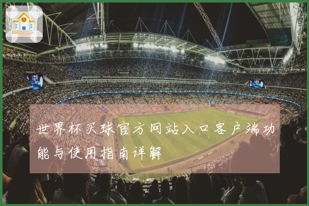 世界杯买球官方网站入口客户端功能与使用指南详解