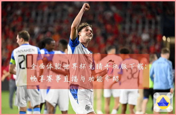 全面体验世界杯竞猜手机版下载：畅享赛事直播与功能介绍