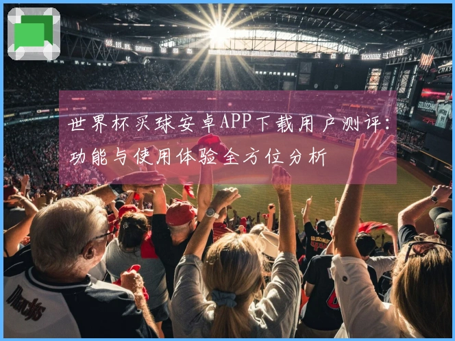 世界杯买球安卓APP下载用户测评：功能与使用体验全方位分析