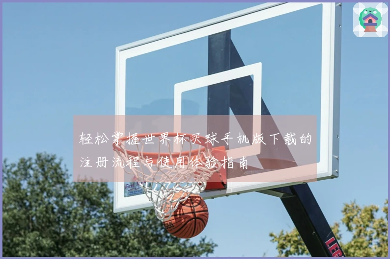 轻松掌握世界杯买球手机版下载的注册流程与使用体验指南
